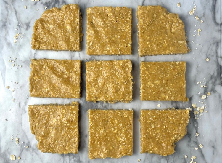 Peanut Butter Oatmeal Protein Bars