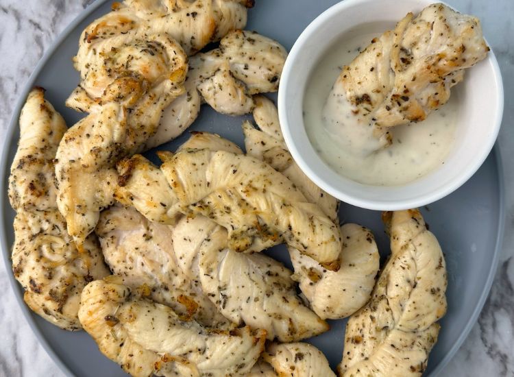 Air Fryer Chicken Tenders (No Breading)