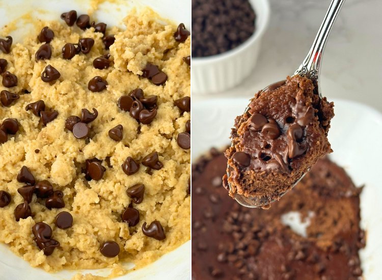 Easy Microwave Protein Brownie